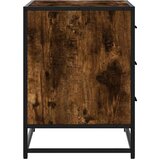  Ormar s ladicama dimljeni hrast 70x41x56 cm izrađeno drvo | shoptok.hr