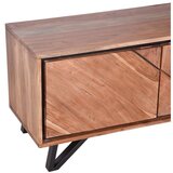 Interia Home & Living TV komoda od masivnog bagrema u prirodnoj boji 150x51x40 cm Ambala – | shoptok.hr