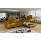 ELTAP Rumena raztegljiva/s prostorom za shranjevanje kotna sedežna garnitura (desni kot/v obliki črke L) Anton – | Shoptok.si