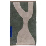 Tamno zeleni periv pamučan tepih 50x80 cm Figura –