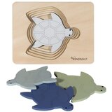 Kindsgut Lesena sestavljanka vtikanka Turtle – | Shoptok.si