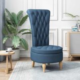 vidaXL Sedežna blazina Modra 56,5 x 70 x 110 cm blago | Shoptok.si