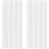 vidaXL Zavese z zavesami 2 pcs Bela 140 x 260 cm Poliester | Shoptok.si