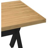 vidaXL Blagovaonski stol NOAIN Noge u obliku slova X puno drvo bor | shoptok.hr
