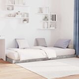  Posteljni okvir Betonsko siva 90 x 190 cm Konstruiran les, (5000121347) | Shoptok.si