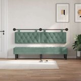  Držeće uzglavlje Zidne Morska zelena 170 x 55 x 7 cm Baršun - zelena boja mora 160 cm bez LED | shoptok.hr