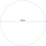  Ogledalna Lopta Ø 20 cm Srebrna Nehrđajući čelik 201 | shoptok.hr