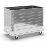 Zarges aluminijasti zabojni voziček, prostornina 655 l, z robnim in talnim profilom Cene