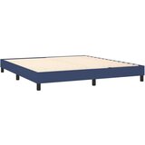  Box spring s madracem LED plavi 180x200 cm od tkanine | shoptok.hr