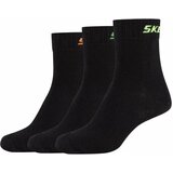 Skechers Športne nogavice 3PPK Boys Mech Ventilation Socks Črna | Shoptok.si