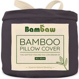 Bambaw prevleka za blazino iz bambusa 40 x 80 cm, 2-delni set - charcoal Cene