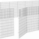  Ograda za životinje s 48 ploča 54 x 100cm od pocinčanog željeza | Eponuda.com