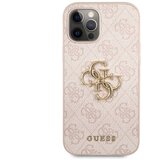 Guess PU 4G Metal Logo Zadní Kryt pro iPhone 12 Pro Max Pink Ovitek za telefon Vijolična | Shoptok.si