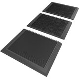 Notrax Predpražnik za razkuževanje Sani-Master™, VxDxŠ 19 x 1525 x 914 mm, antracitne / črne barve | Shoptok.si