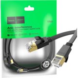 hoco. Mrežni kabl, CAT6, Gigabit Ethernet, flat, 3 met., crna - US07 General, 3 met. | shoptok.hr