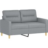  2-dijelni set sofa s jastucima svjetlosivi od tkanine | shoptok.hr