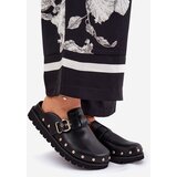 Big Star Leather Clogs Ladies On Platform | ePonuda.com