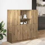  3-dijelni set kuhinjskih ormarića Artisan hrast izrađen od drva | Eponuda.com