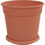  Saksije za biljke 24 pcs Crvena cigla Ø 19 x 16 cm Plastika | shoptok.hr