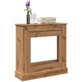 vidaXL Okvir za kamin artisan hrast 90x30x90 cm inženirski les | Shoptok.si