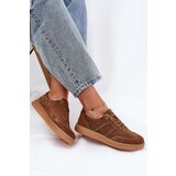 EVENTO Brown Suede Low Sneakers Women Paliana | Shoptok.si