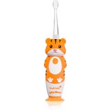 Brush Baby WildOnes WildOne električna četkica za zube + 2 zamjenske glave za djecu Tiger 1 kom | shoptok.hr