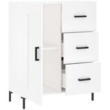 vidaXL Komoda bijela 69 5x34x90 cm od konstruiranog drva | shoptok.hr