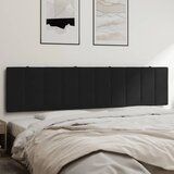 vidaXL Jastuk za uzglavlje crni 200 cm baršunasti | shoptok.hr