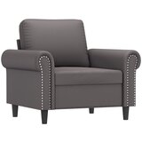 vidaXL Fotelj siv 60 cm umetno usnje, (20988508) Cene