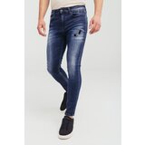Legendww muske farmerice sa efektom cepanja i super uskim nogavicama -model 111 | Eponuda.com