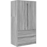 Ormarić Sivi Sonoma 79,5 x 49 x 156 cm Konstrukcijsko drvo | shoptok.hr