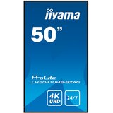 Iiyama monitor LFD PROLITE LH5041UHS-B2AG 50" Professional Digital Signage 4K 24/7 3840x2160 VA 16:9 500cd 5000:1 landscape, portrait - LH5041UHS-B2AG | Shoptok.si
