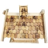  Drvena hranilica za ptice sa posudom za hranu | shoptok.hr