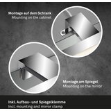 BRILONER 2104-118-LED Osvetljenje za kupatilsko ogledalo LED/8W/230V 60 cm mat hrom Slike