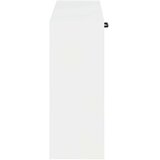  Ormar za cipele na zidu HAARLEM 71 x 17 x 43 cm - Bijela visokog sjaja | shoptok.hr