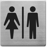  Aluminijumski piktogram samolepljivi - toalet Alco | ePonuda.com