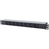 Intellinet 19" 1U 2m anti-shedding 8 vtičnic C13 za omrežne omare razdelilec Cene