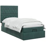  Krevet od pjene s madracem i LED-om Tamnozelena 90 x 190 cm | shoptok.hr