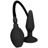 DREAMTOYS MenzStuff L - na pumpanje, nožni, analni dildo - crni (veliki)