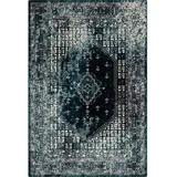 Modrozelena volnena preproga 200x300 cm Eve –