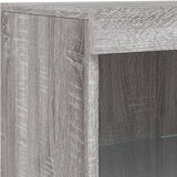  Komoda s LED svjetlima boja sivog hrasta 162x37x100 cm | shoptok.hr