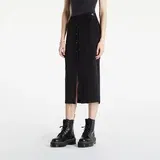 Calvin Klein Jeans Buttons Through Split Midi Skirt