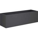  Vrtna saksija 2 kom. Antracit 100 x 30 x 30 cm Čelična vrata | shoptok.hr