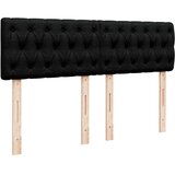  Krevet s oprugama i madracem crni 140x200 cm od tkanine | shoptok.hr