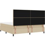  Postelja s škatlastim vzmetenjem z vzmetnico svetlo zeleno sivo 200x200 cm Kordurojna tkanina, (22083018) | Shoptok.si
