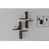 Woody Fashion Face - Anthracite Anthracite Wall Shelf