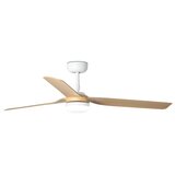 Faro 33816WT-20 - LED prigušiva ventilator PUNT M LED/18W/230V braon/bela prečnik 132 cm WT+DO | Eponuda.com