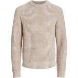 Jack & Jones Muški džemper 12266406, Bež