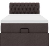 vidaXL otomanski okvir kreveta s madraca tamnosmeđi 80x200cm tkanine | shoptok.hr