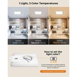 BLNAN LED stropna svetilka 24W 2400lm | Shoptok.si